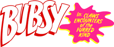 Bubsy logo for Sega Genesis